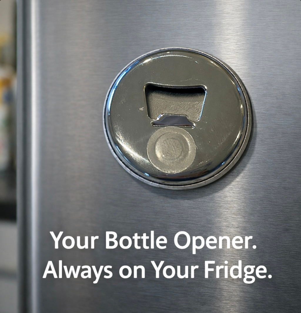 Custom Photo Magnetic Bottle Opener with photo. Personalized Fridge Magnet Gift