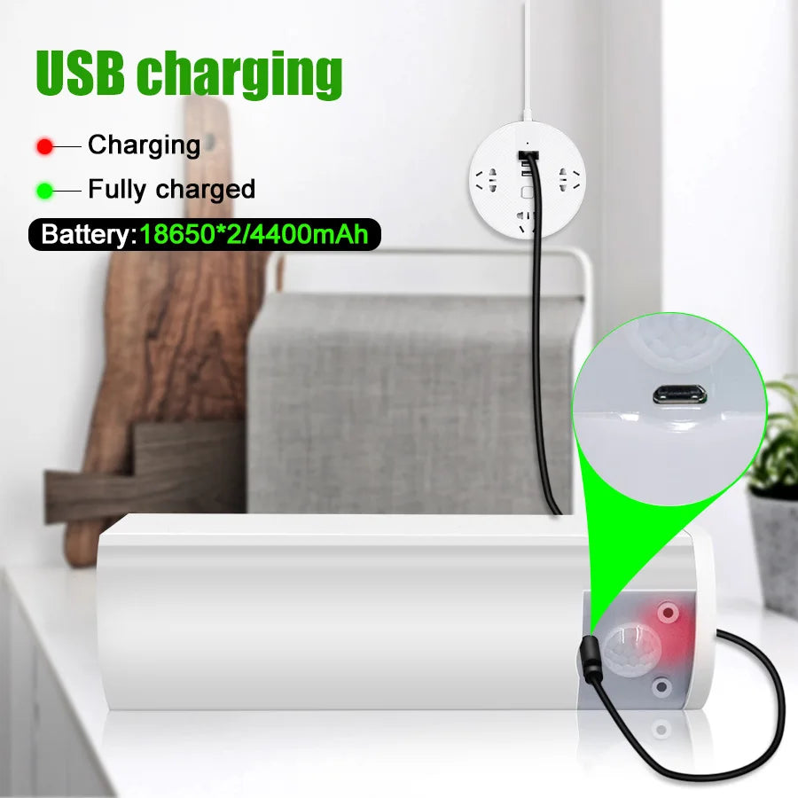 Solar Camping Flashlight – 4400mAh Power Bank, 1600 Lumens, Motion Sensor