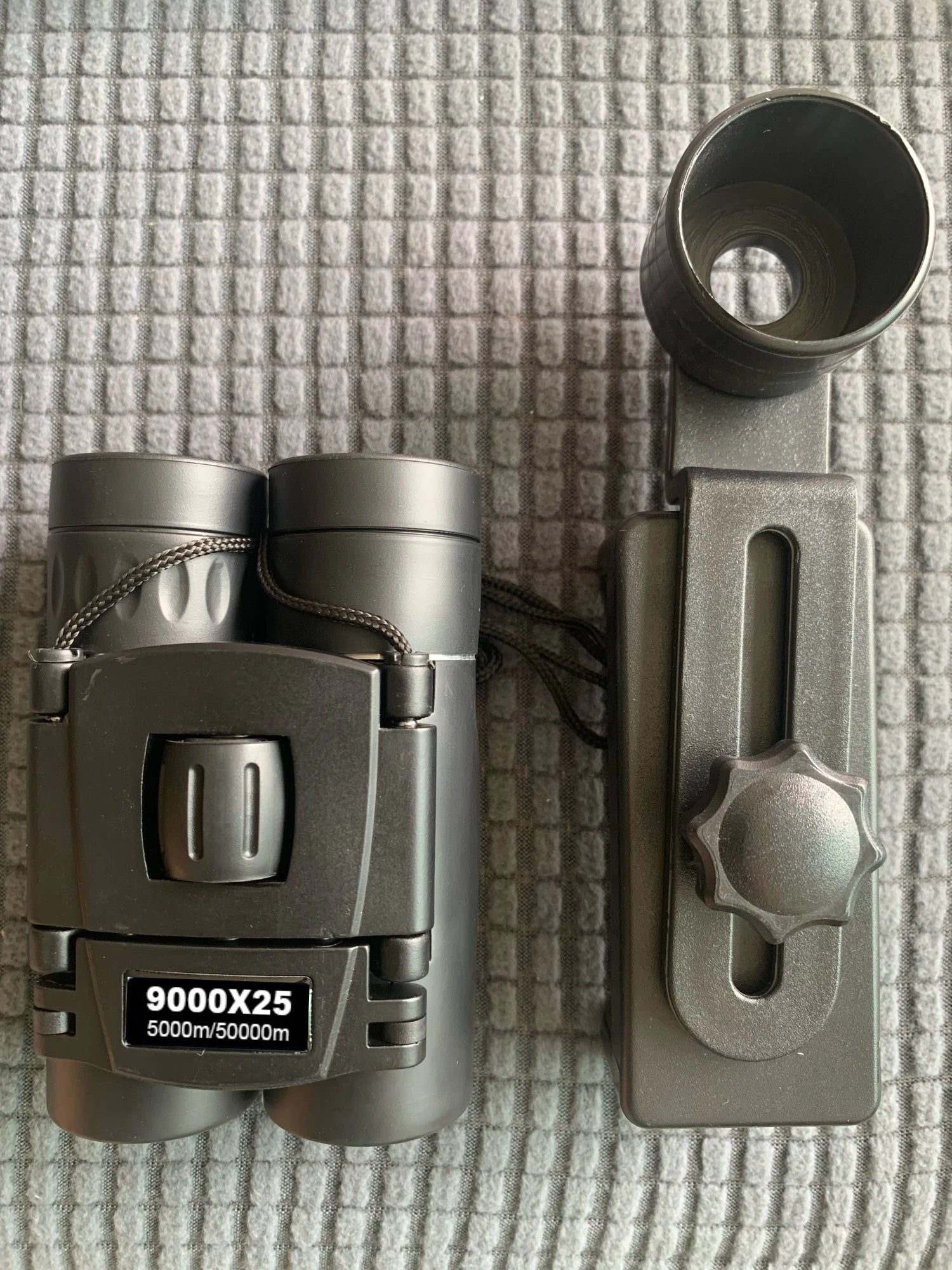 9000x25 HD Zoom Portable Powerful Binoculars Long Range BAK4 Telescope Jumelles Folding BAK4 Binoculars for Hunting Camping