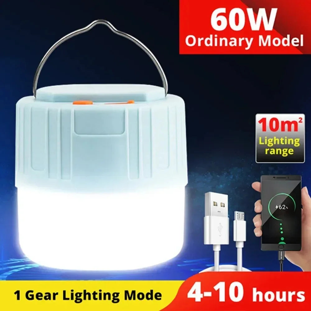 Solar Camping Lantern with Remote – IPX5, 3 Modes, 12+ Hour Battery