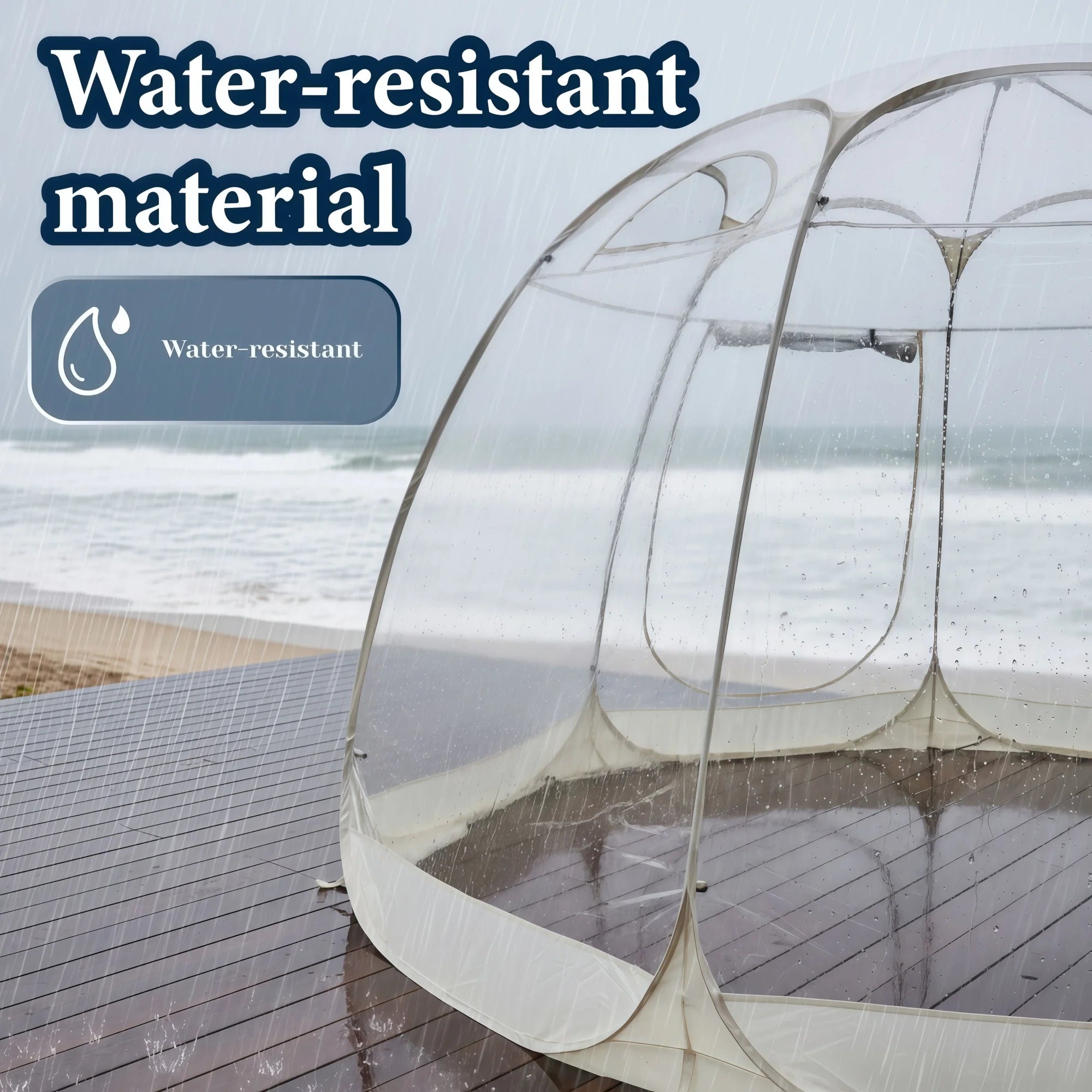 Large Quick-Set Bubble Tent Portable Outdoor Igloo Extreme Cold Resistant Winter Shelter for Camping And Backyard Use