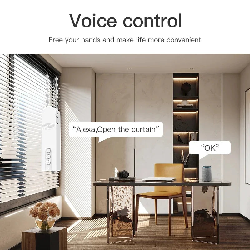 Zigbee Smart Blind Motor – Alexa & Google Home, Remote Control