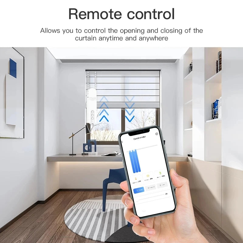 Zigbee Smart Blind Motor – Alexa & Google Home, Remote Control