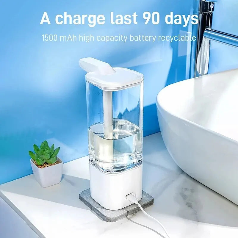 Touchless Soap Dispenser – 550ml USB-C Rechargeable, IPX5, Two-Gear Output