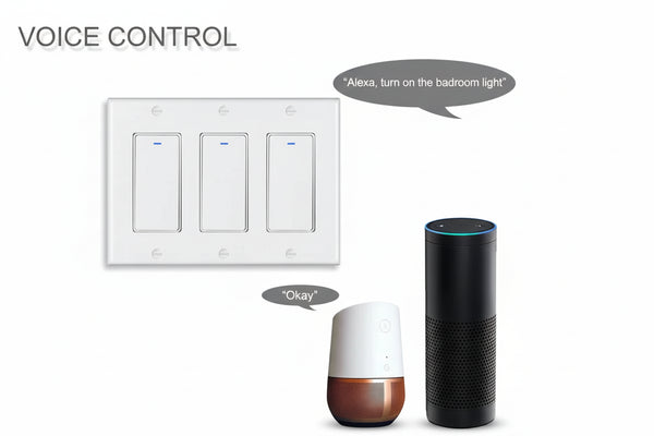 Tuya Zigbee Smart Wall Switch – 1/2/3/4 Gang, Alexa & Google, US Standard