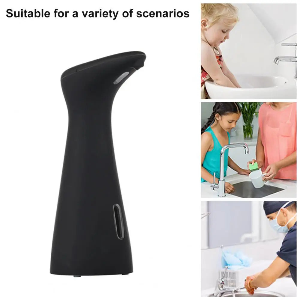 Touchless Soap Dispenser – 200ml Auto Sensor, IPX6 Waterproof, Battery Powered
