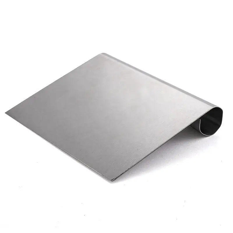 304 Stainless Steel Cutting Board – Food Grade Heavy Duty Chopping Board with Anti-Slip Mat & Scale Markings, Dishwasher Safe for Meat, Vegetables, Bread & Pizza