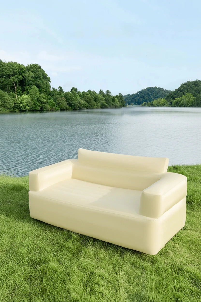 Lohas Camping Inflatable Air Sofa – Portable Waterproof Lazy Sofa for Camping, Picnic & Outdoor Relaxation