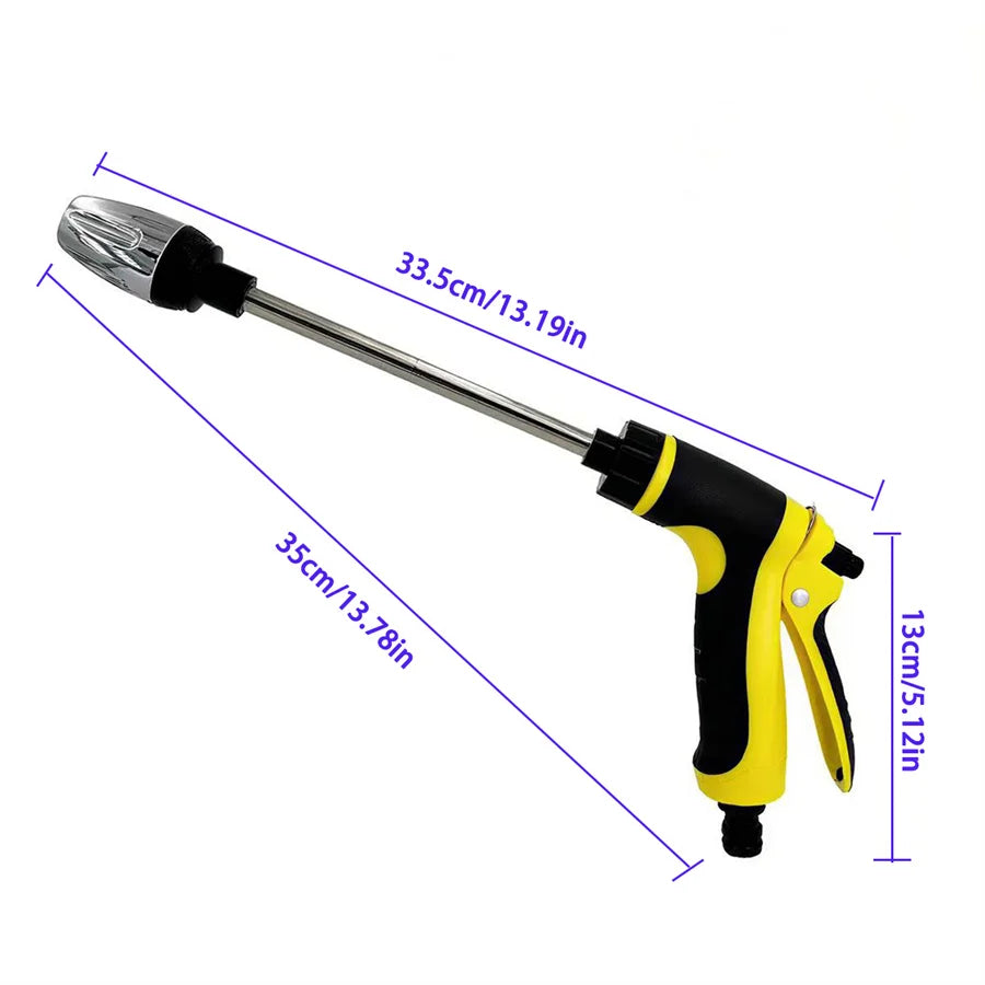 High Pressure Garden Water Gun Sprayer – Variable Flow Control ABS Nozzle for Garden Watering, Car Washing & Hose Cleaning, 2 Sets Available
