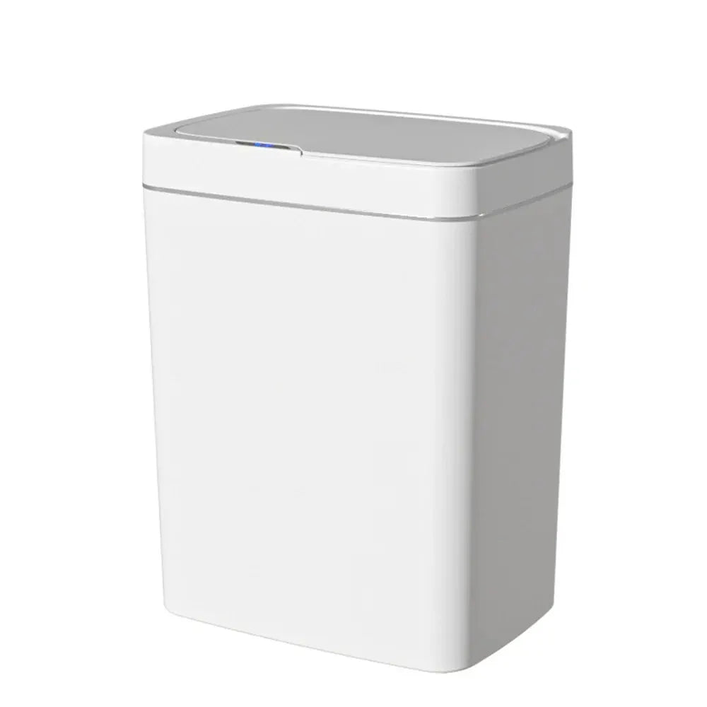 Touchless Sensor Trash Can 15L – Automatic Bagging, IPX5 Waterproof, Smart Induction Garbage Bin for Bathroom, Kitchen & Bedroom