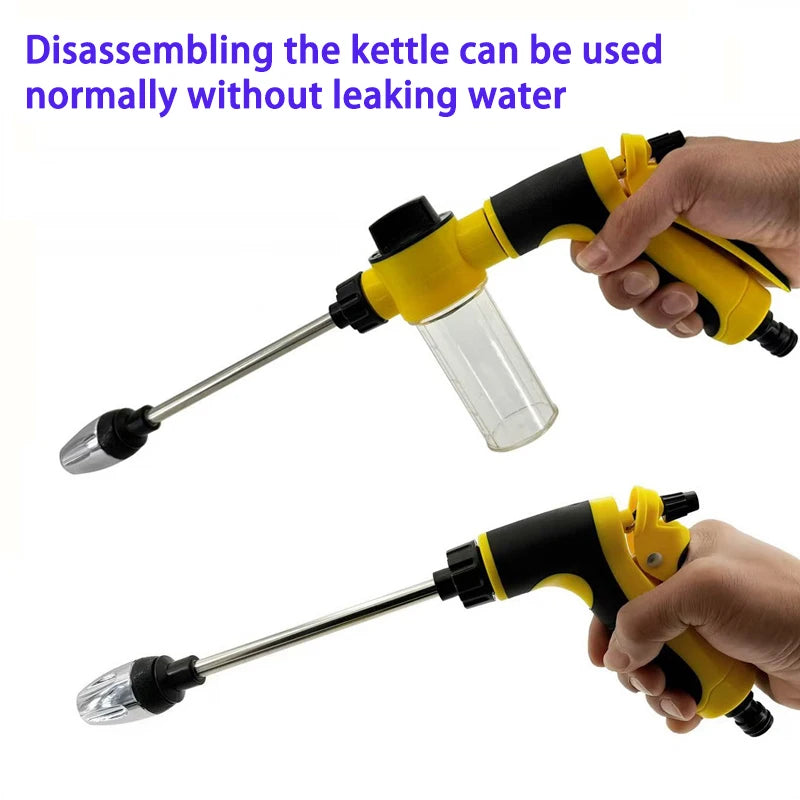 High Pressure Garden Water Gun Sprayer – Variable Flow Control ABS Nozzle for Garden Watering, Car Washing & Hose Cleaning, 2 Sets Available