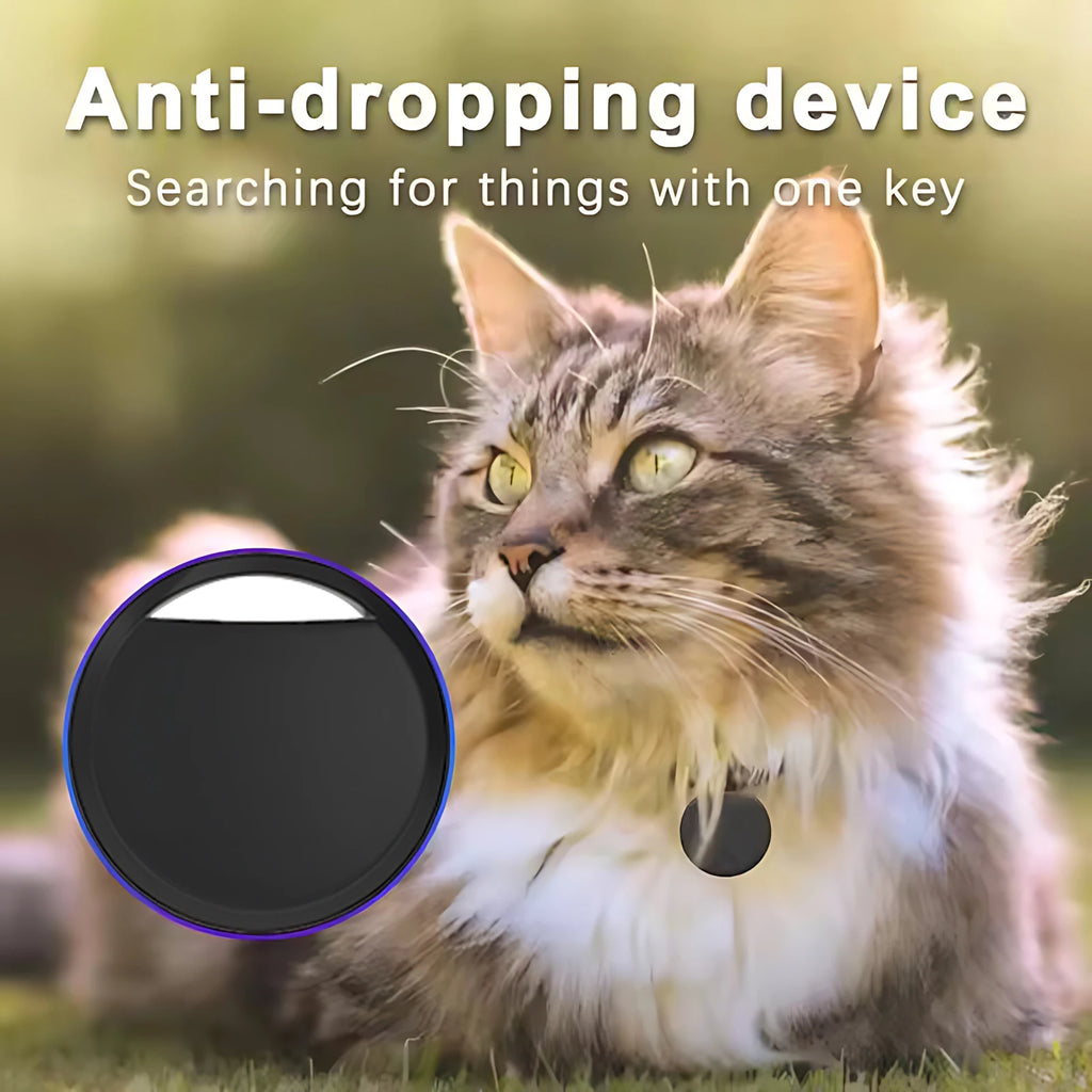 Bluetooth Mini GPS Tracker – Works with Apple Find My App, MFi Certified, Anti-Lost Locator for Keys, Pets, Luggage, Wallet & Car, No Monthly Fee