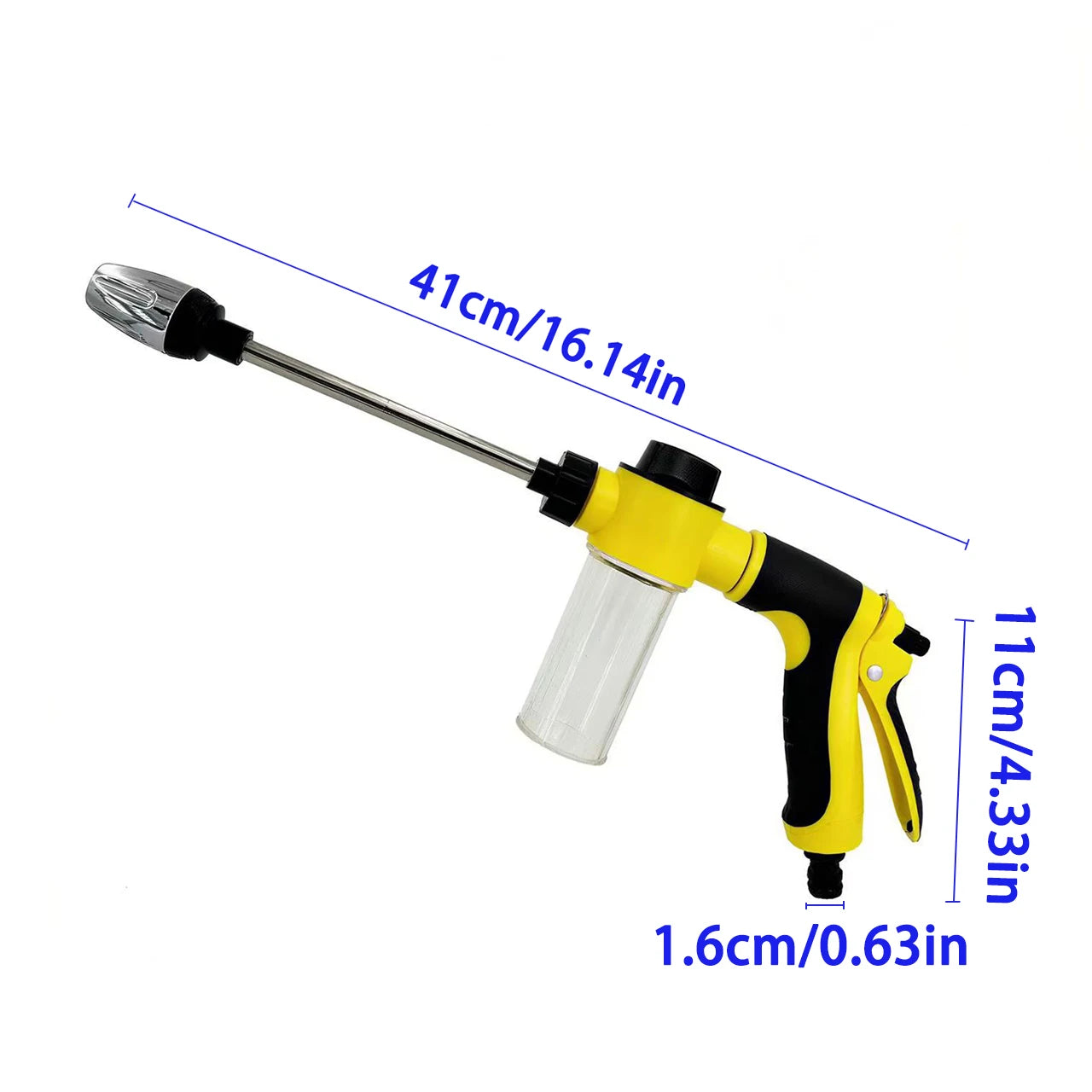 High Pressure Garden Water Gun Sprayer – Variable Flow Control ABS Nozzle for Garden Watering, Car Washing & Hose Cleaning, 2 Sets Available