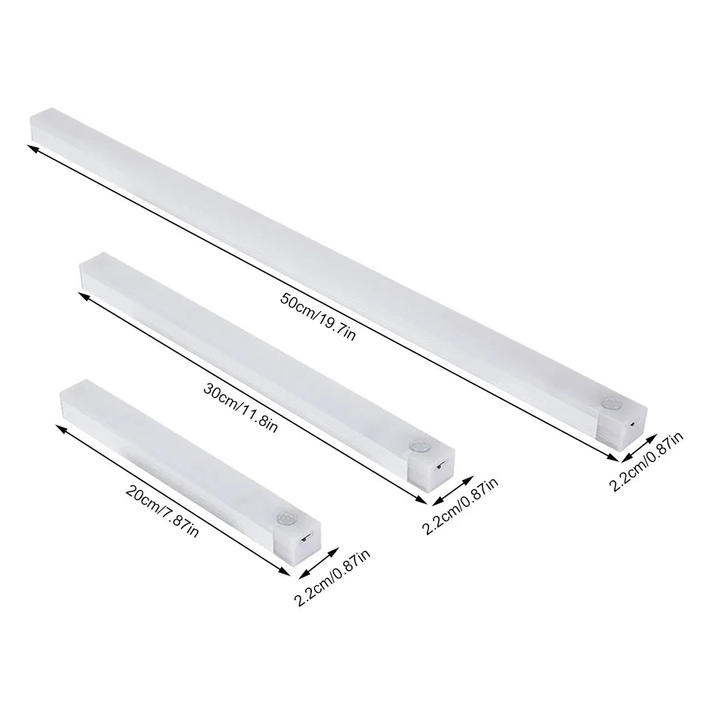 LED Motion Sensor Night Light – USB-C Rechargeable Wireless Cabinet Light, 3 Modes, Magnetic Mount, Anti-Glare for Wardrobe, Kitchen, Stairs & Hallway