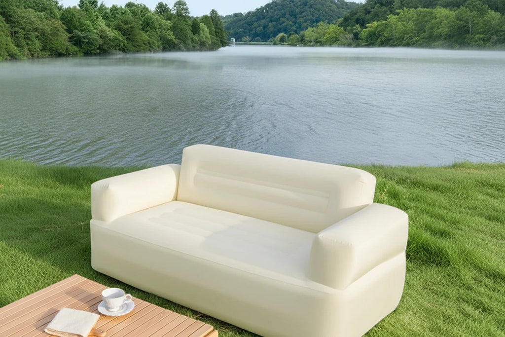 Lohas Camping Inflatable Air Sofa – Portable Waterproof Lazy Sofa for Camping, Picnic & Outdoor Relaxation