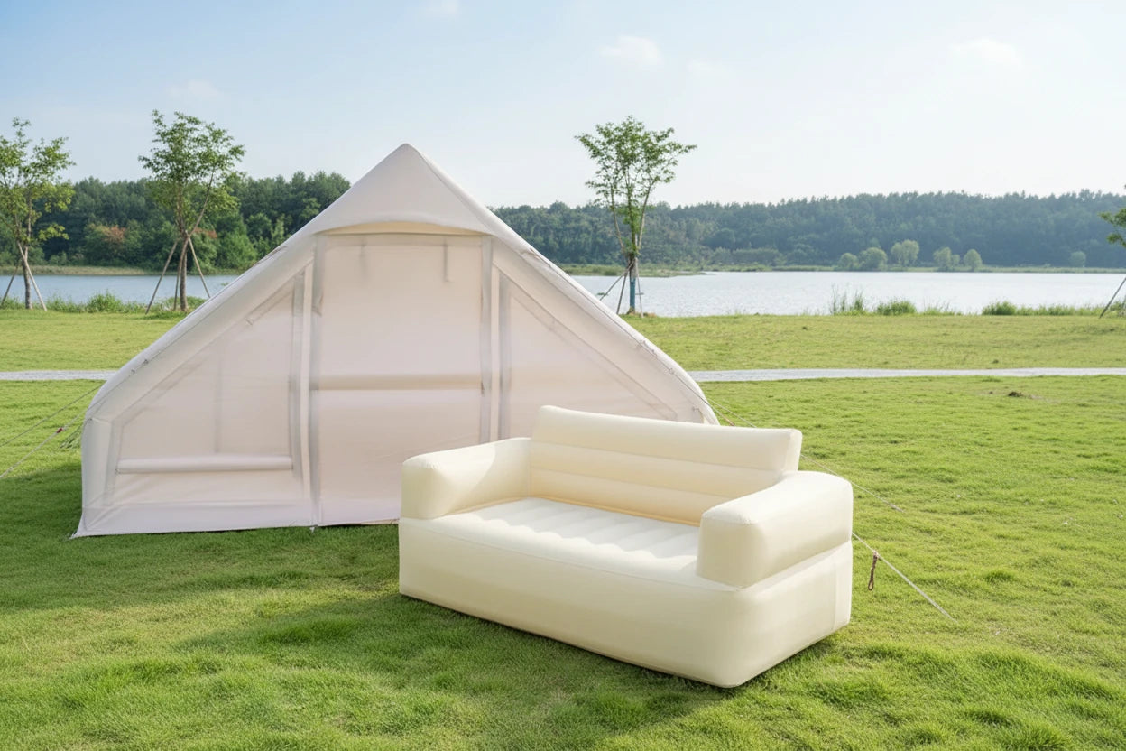 Lohas Camping Inflatable Air Sofa – Portable Waterproof Lazy Sofa for Camping, Picnic & Outdoor Relaxation