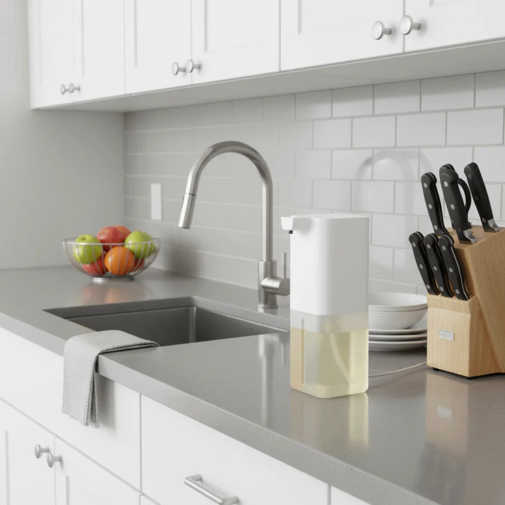 Touchless Automatic Soap Dispenser – Smart Infrared Sensor, Silent Operation, ABS Hand Sanitizer Pump