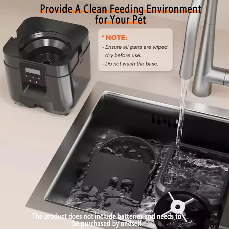 Smart Automatic Pet Feeder – Timed Quantitative Cat & Dog Food Dispenser, 50-200g Portion Control, WiFi & Button Models, USB Powered Slow Feeder Bowl